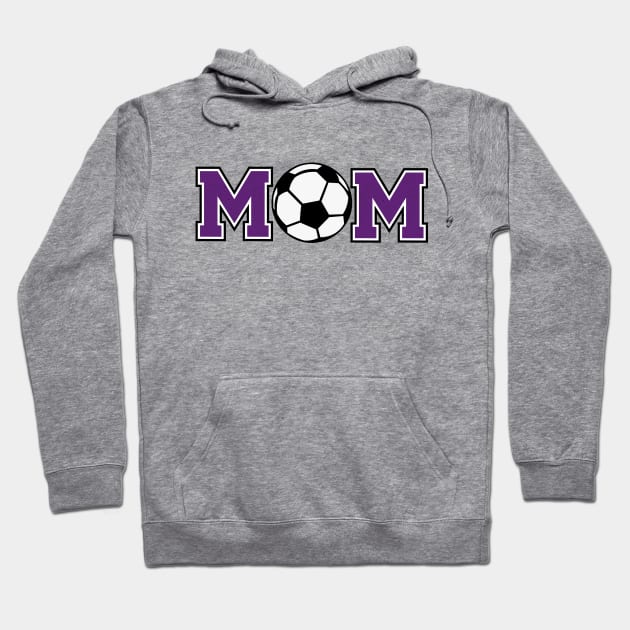 Soccer Mom Purple Hoodie by capesandrollerskates 